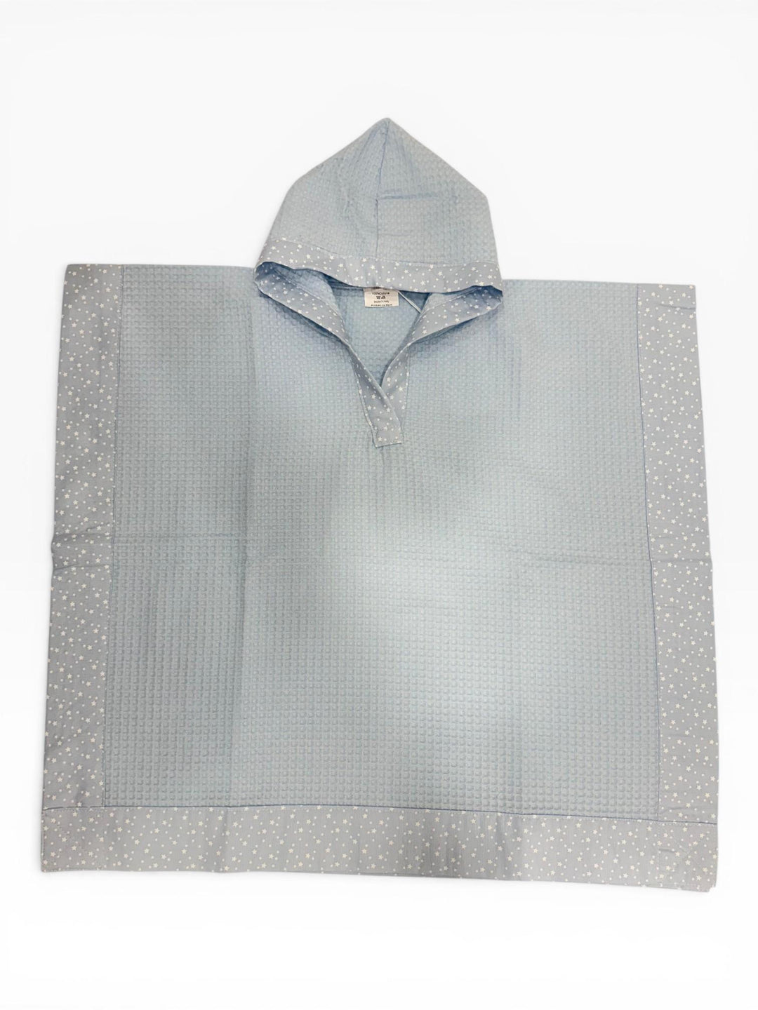 Poncho a nido d'ape con profilo a stelline LIPARI 92/113 Mantì 
