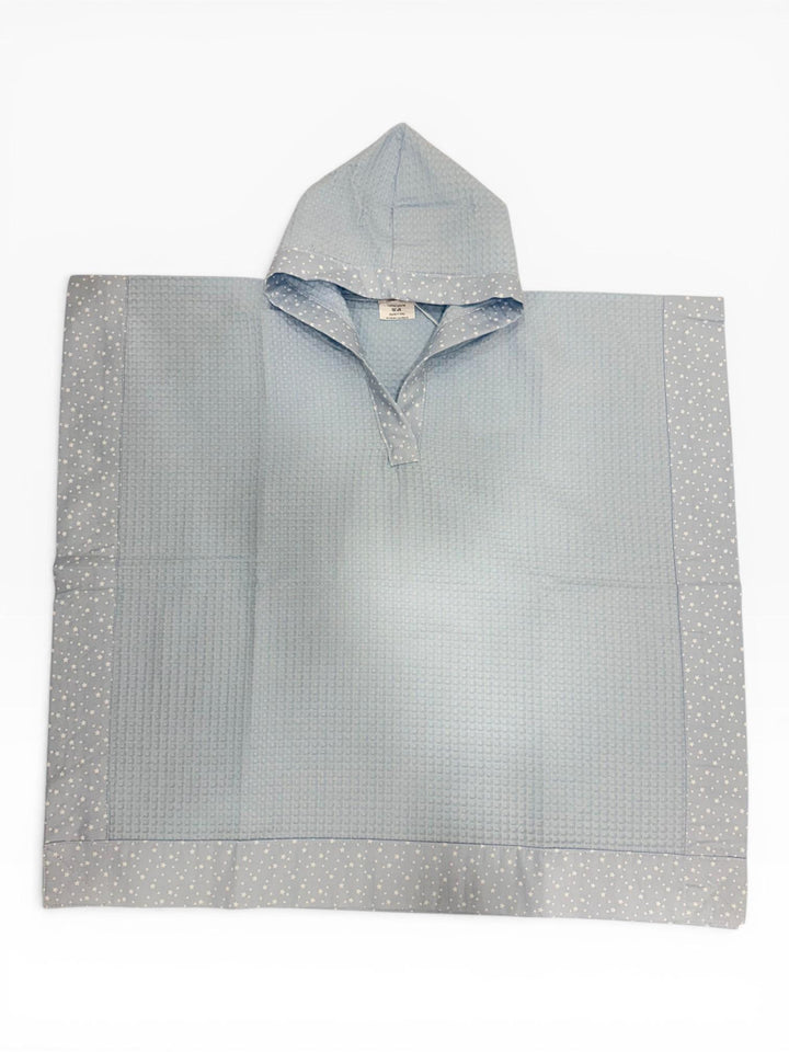 Poncho a nido d'ape con profilo a stelline LIPARI 92/113 Mantì 