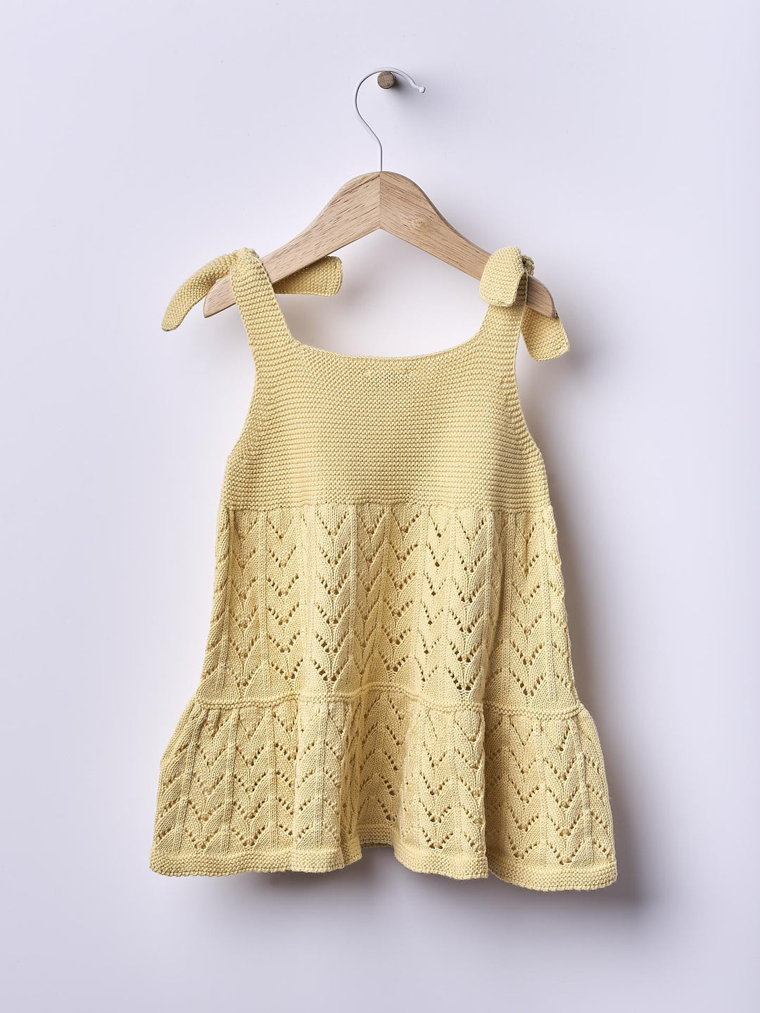 Abito con spalline sottili lavorato a maglia in cotone biologico 07304A 58 WEDOBLE 