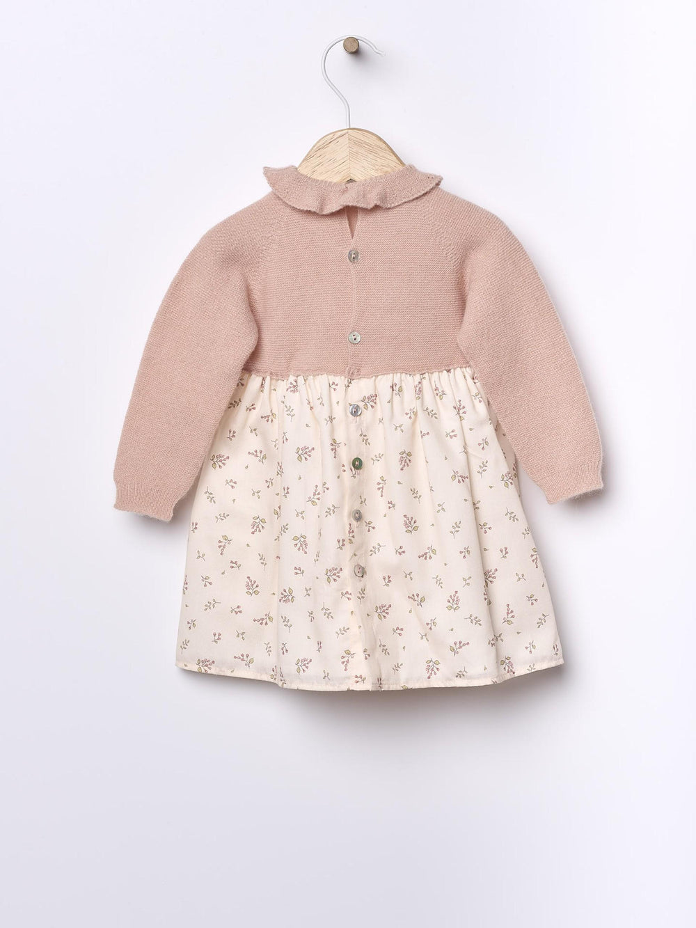 Abito a maniche lunghe con stampa floreale 02404F 90 WEDOBLE 