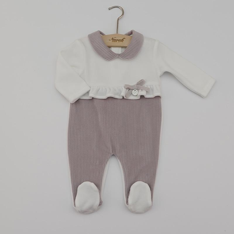 Tutina in ciniglia a coste PLT30SV RO NINNAOH 