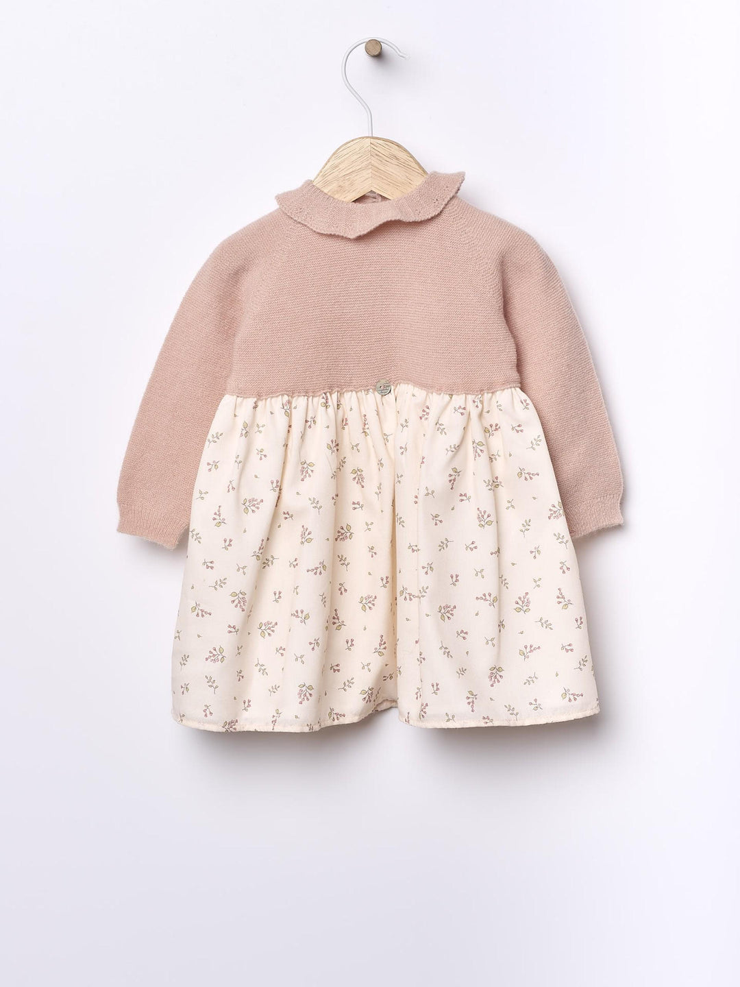 Abito a maniche lunghe con stampa floreale 02404F 90 WEDOBLE 