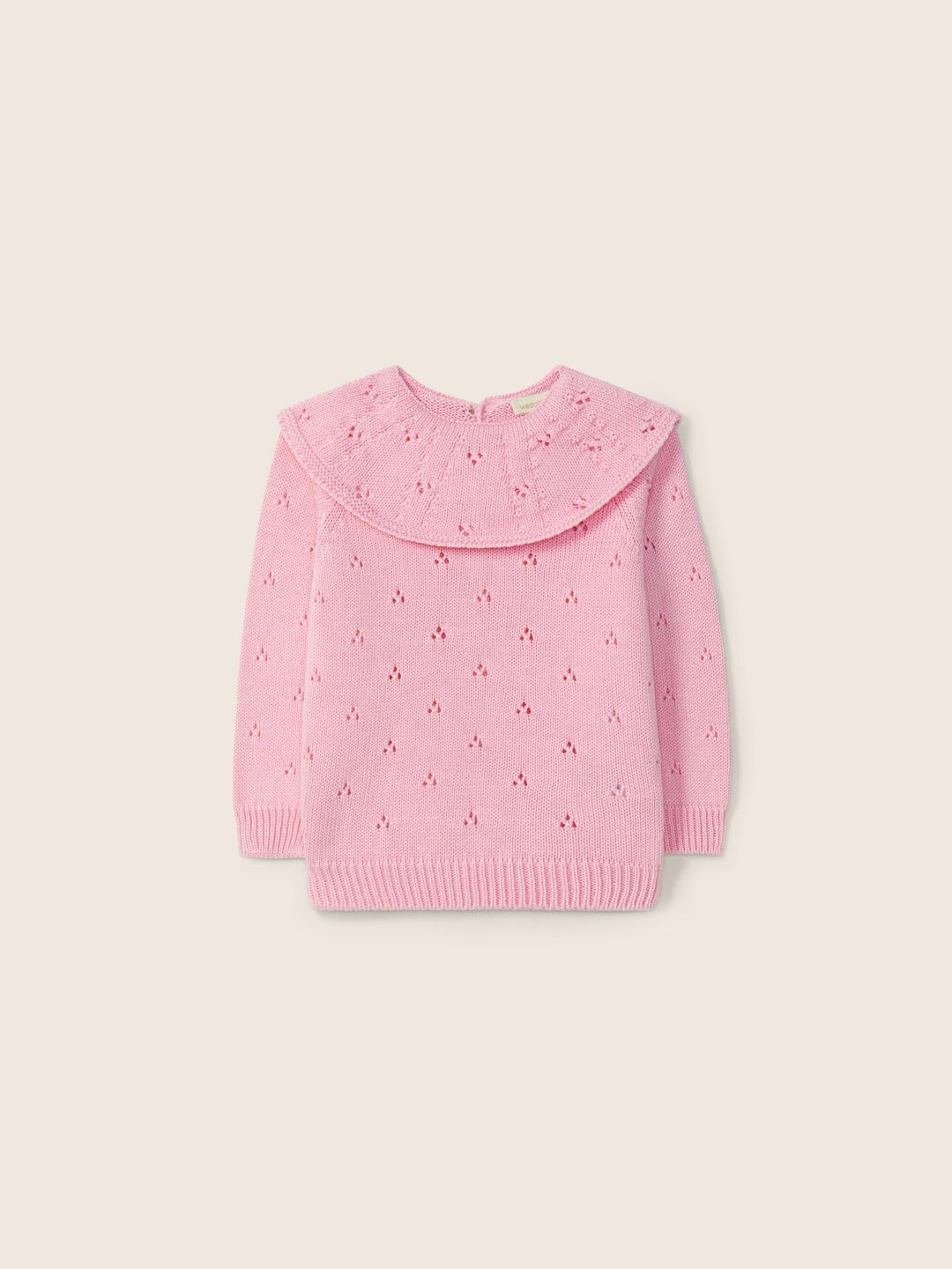 Maglione traforato con colletto in filo 10301A 18 WEDOBLE 