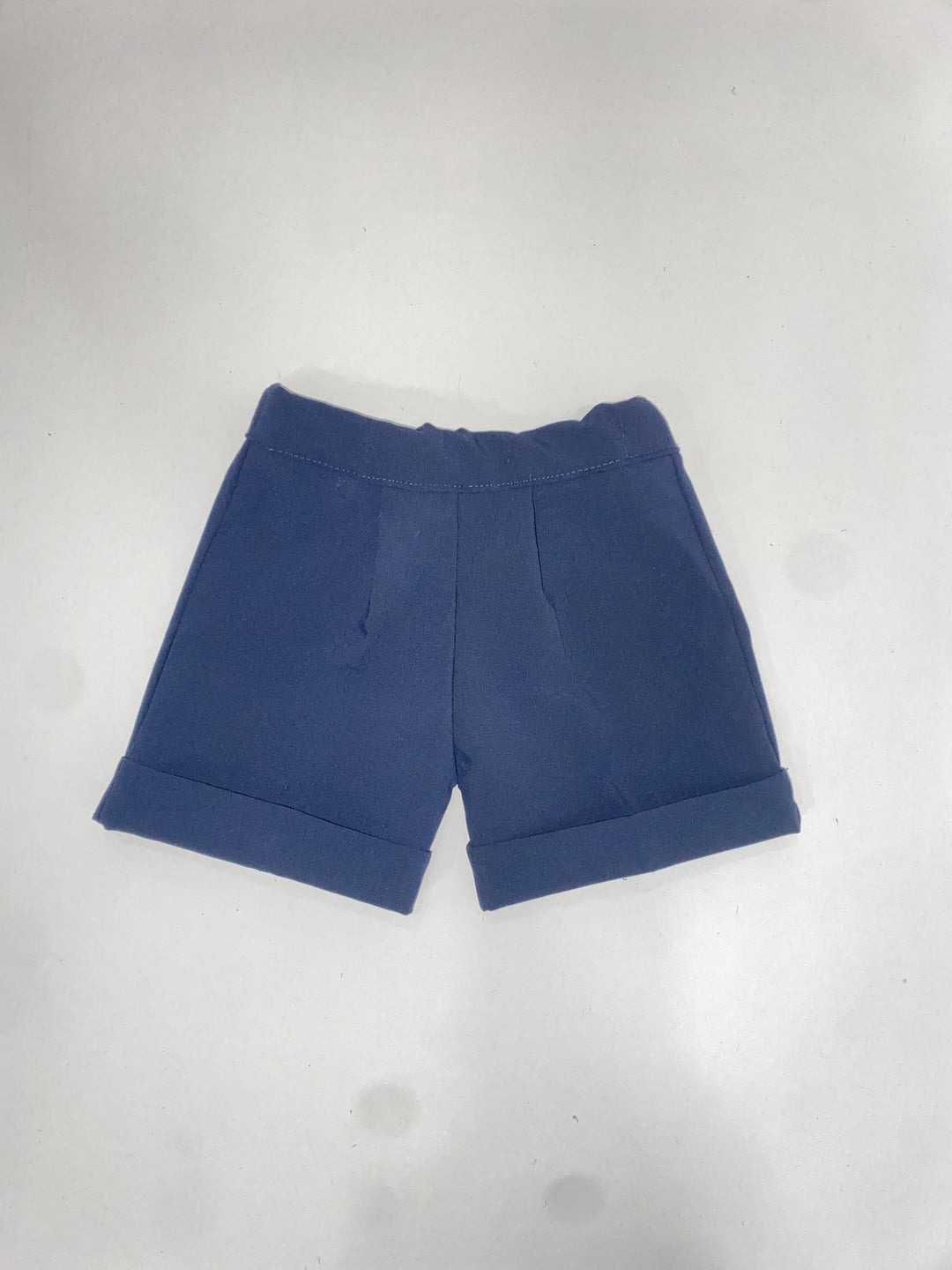 Bermuda all'Inglese in fresco lana blu NAPOLI 53 Mantì 