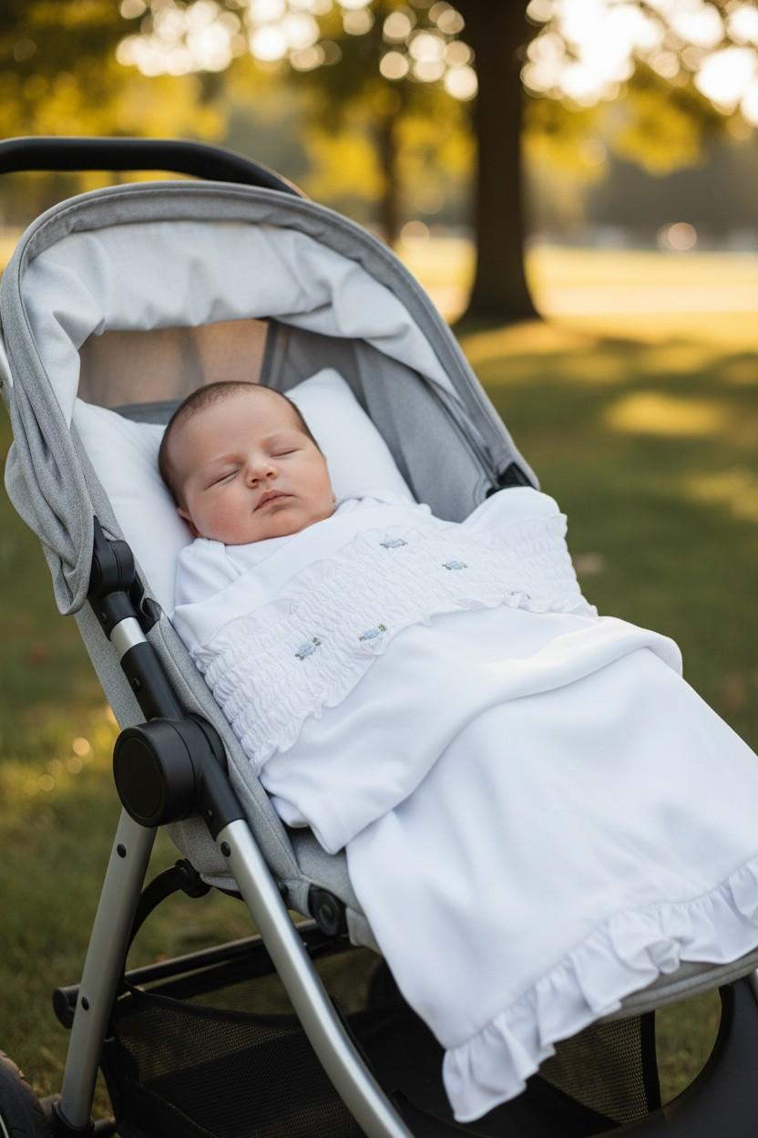 Copertina ricamata con roselline CO8750 BC Teto e Tatta 