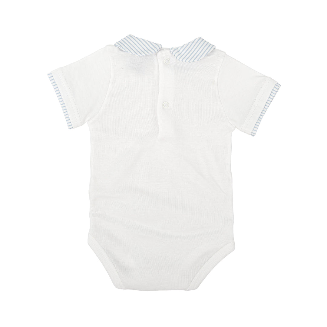 Completo con body e culotte celeste 47221 BC BABIDU 
