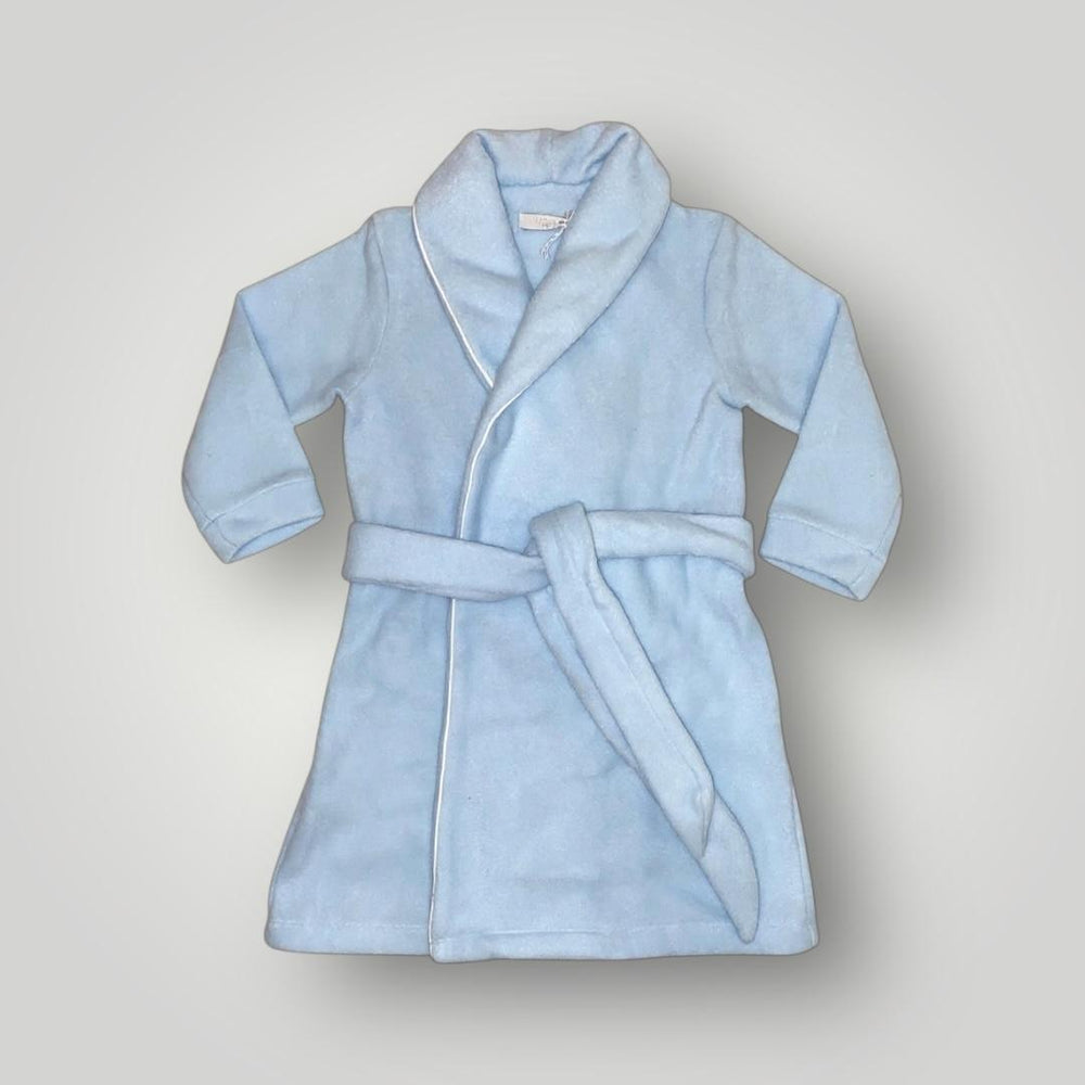 Vestaglia in soffice pile celeste C58661 CE DANY 