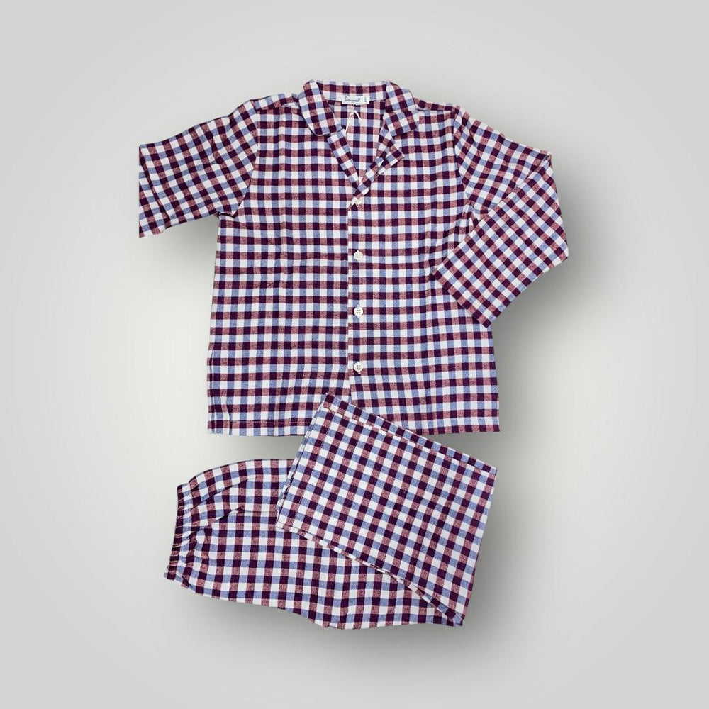 Pigiama in calda flanella a quadri vichy 6227/0 BD Sottocoperta R. 