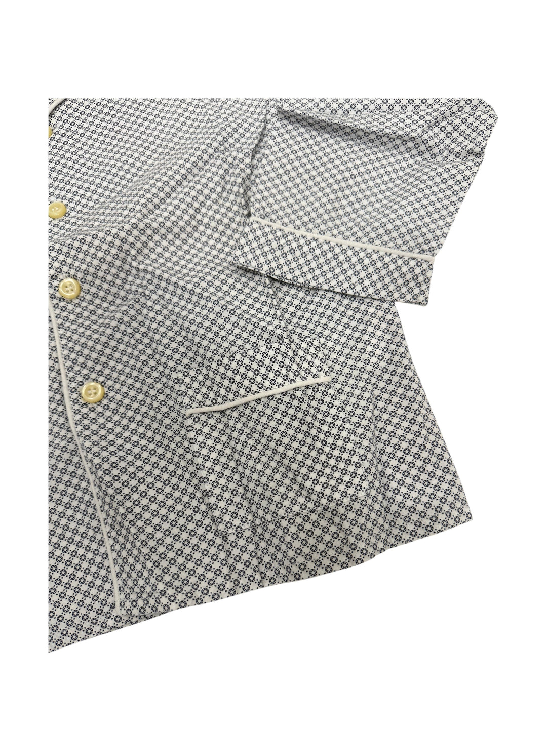 Pigiama lungo in cotone a fantasia CHARLY B 280 GOLD 