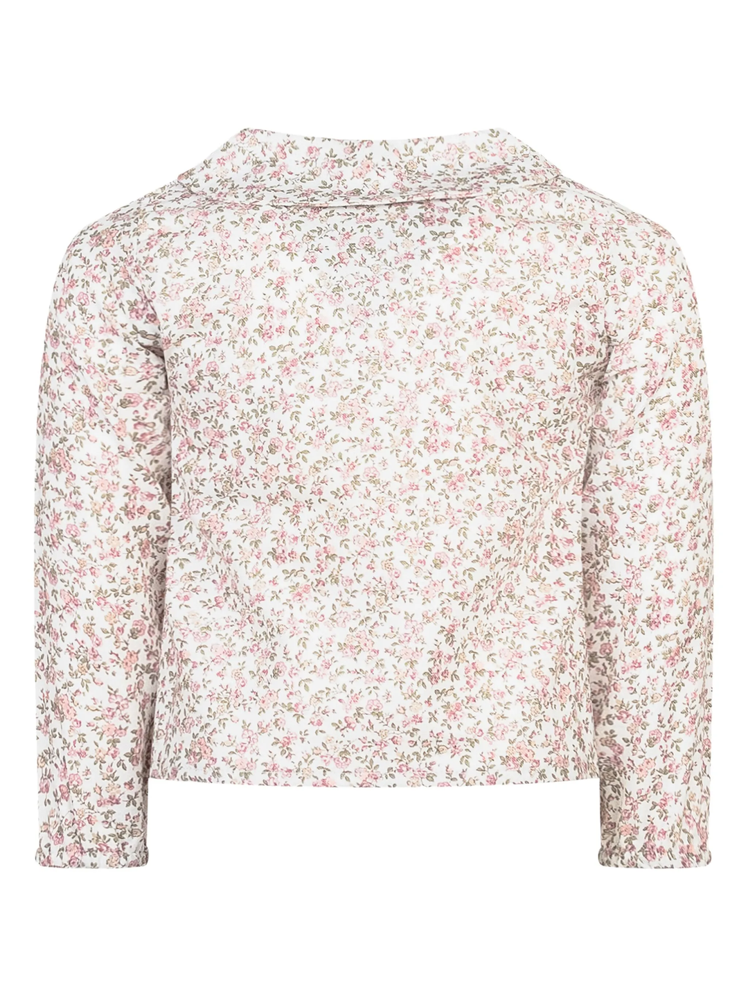 Camicia in cotone neonata con stampa floreale CAM/R N VE ORSO BRUNO 