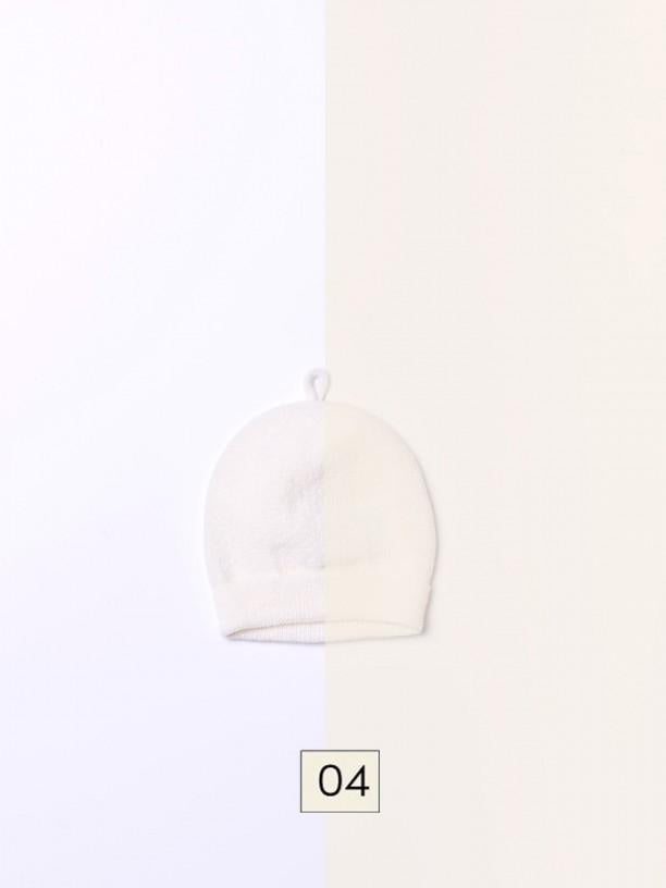 Cappello lavorato a maglia in misto lana e cashmere 02307A 04 WEDOBLE 