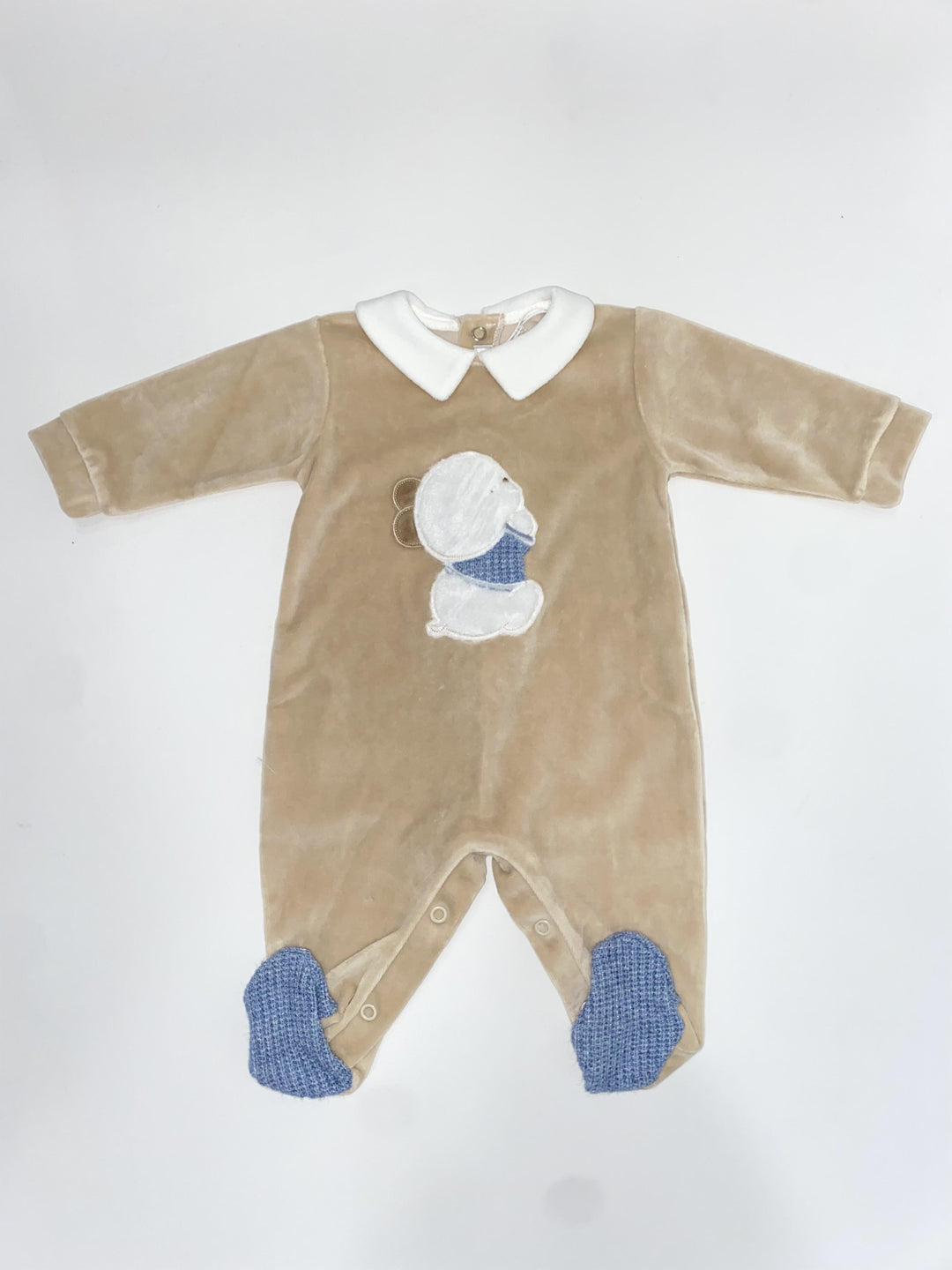 Tutina in ciniglia cammello TU8210 BS Teto e Tatta 