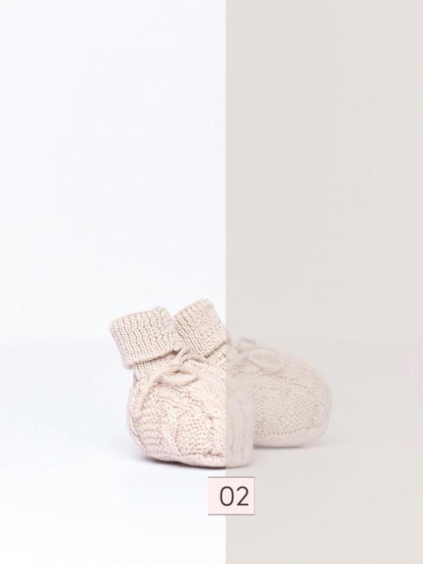 Scarpine in lana 08345A 02 WEDOBLE 