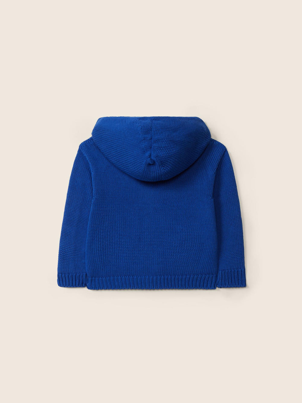 Cardigan con cappuccio e zip in filo 12308B 62 WEDOBLE 