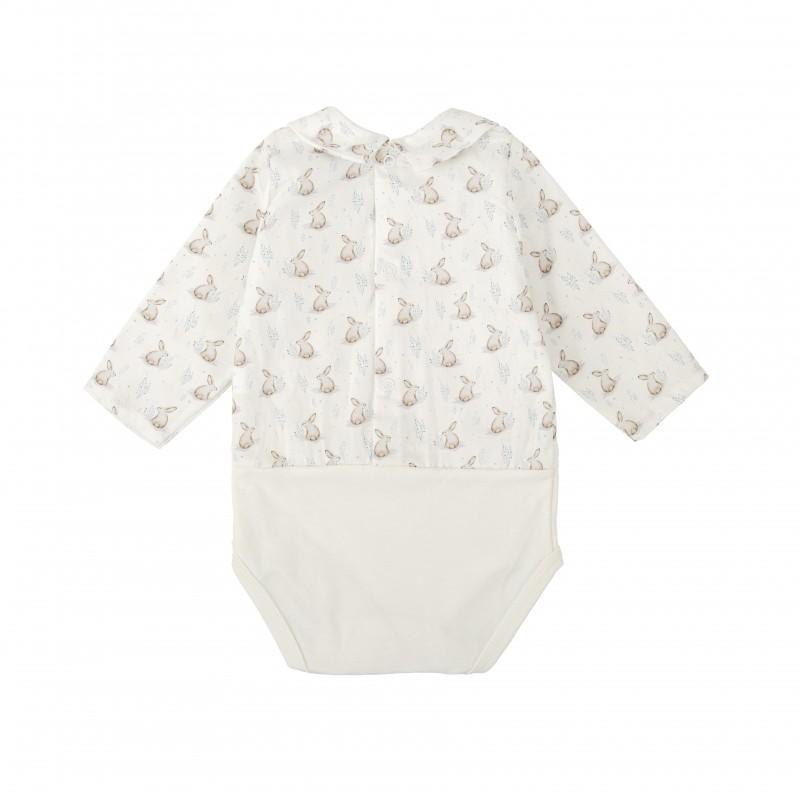 Body con colletto a fantasia 1027 LC BABIDU 