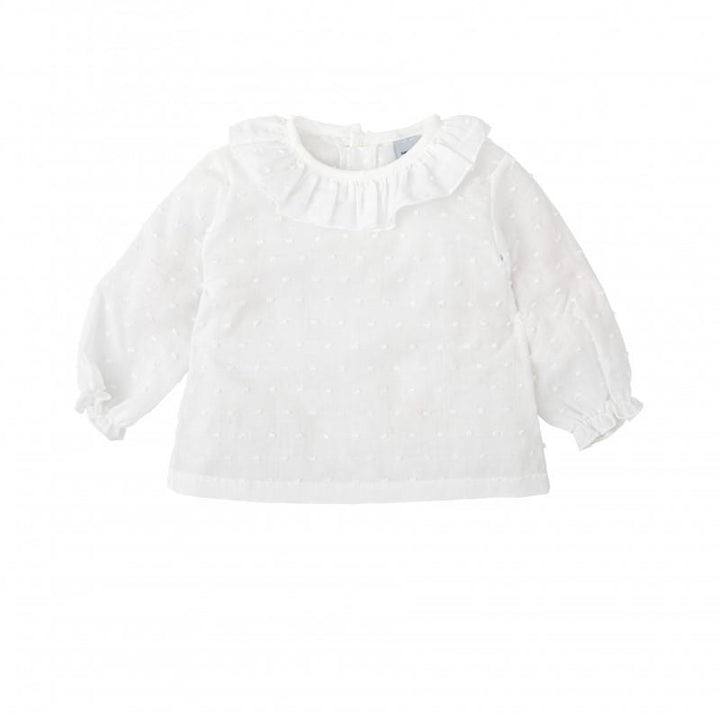 Blusa in plumetis 80735 BI BABIDU 