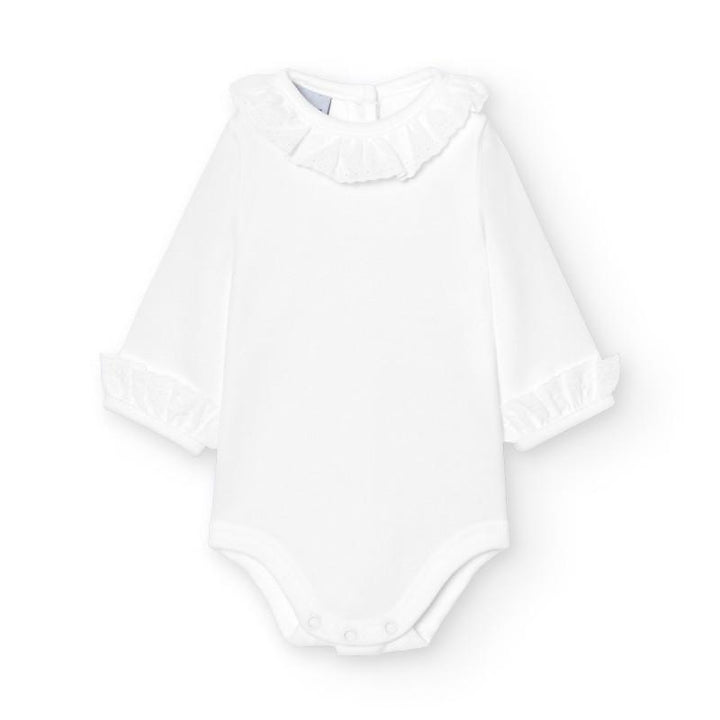 Body con colletto sangallo 1191 BI BABIDU 