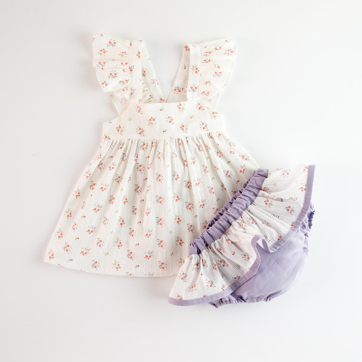 Elegante vestito con fiocco e coulotte 495953 LI Belan 
