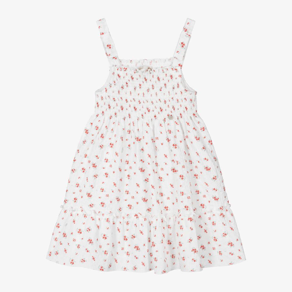 Abito in cotone con stampa floreale 01511 BRS Purete' 