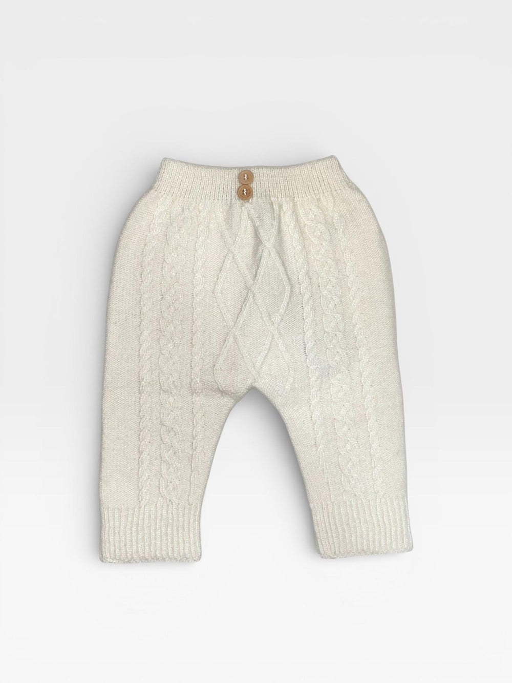 Ghettine in misto lana color latte 25202 LA Babby 