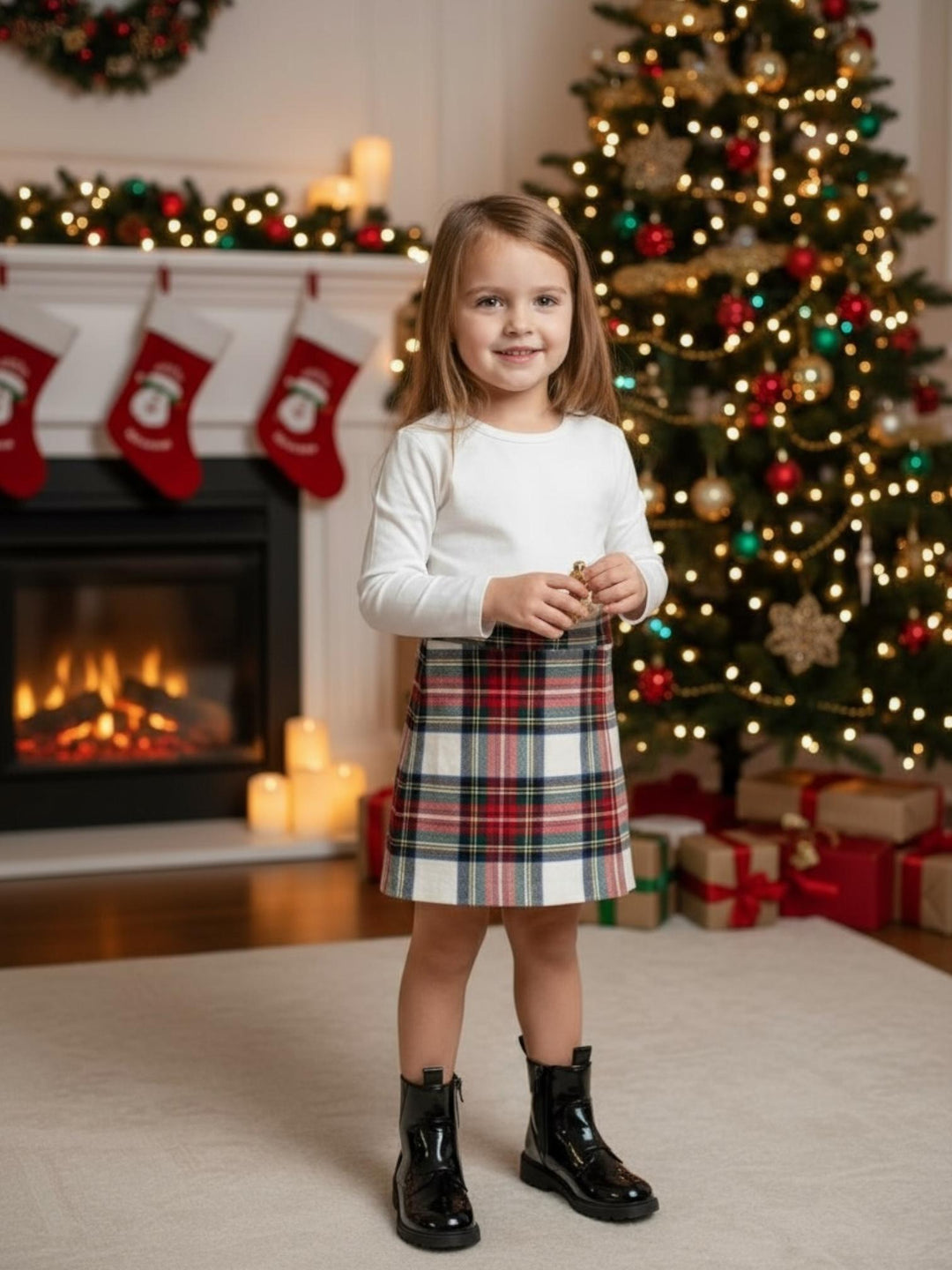 Gonna a quadri scozzese MARIKA 18 Mantì 