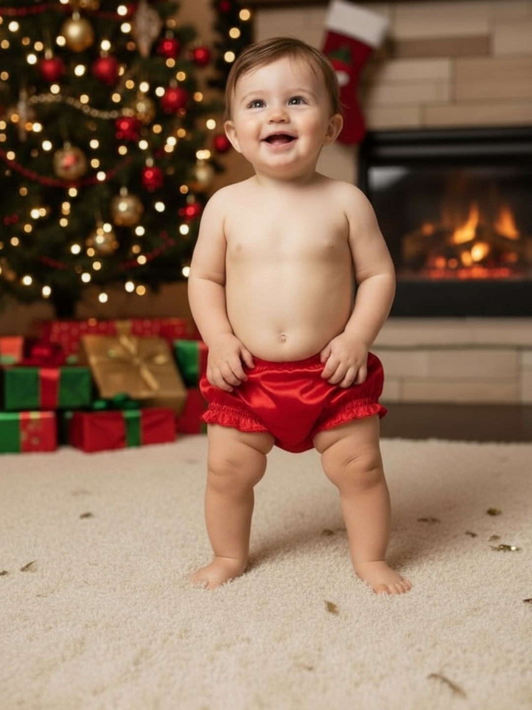 Culotte in velluto rosso NUVOLA 30 Mantì 