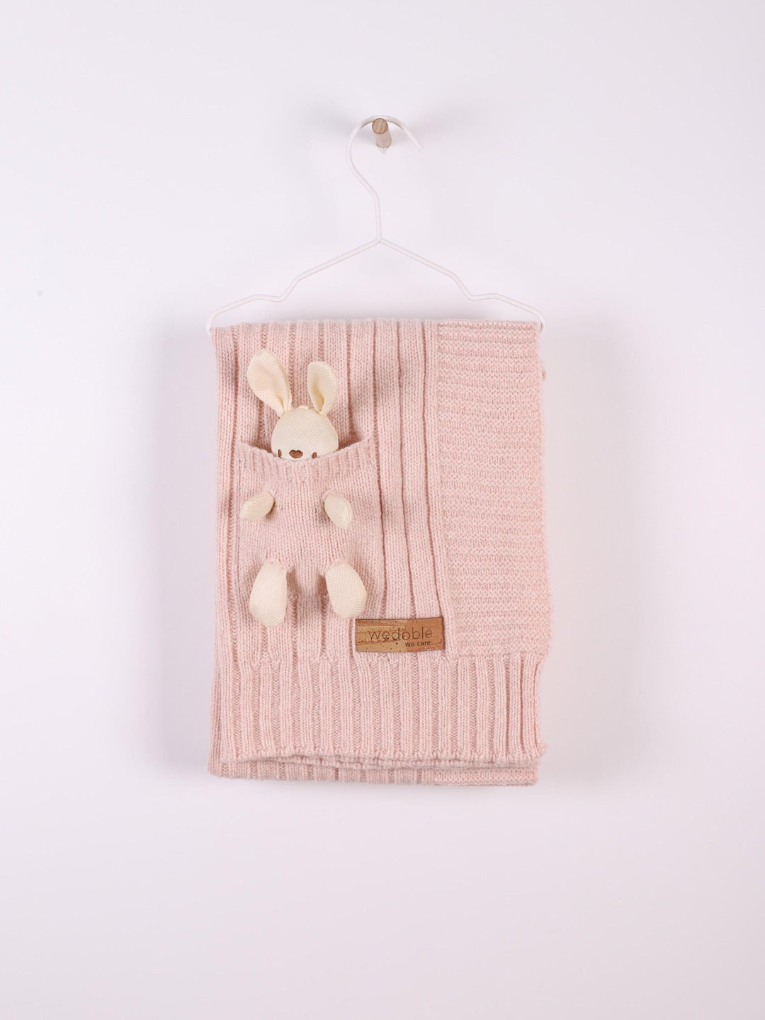 Coperta in lana con coniglietto 04306A 44 WEDOBLE 