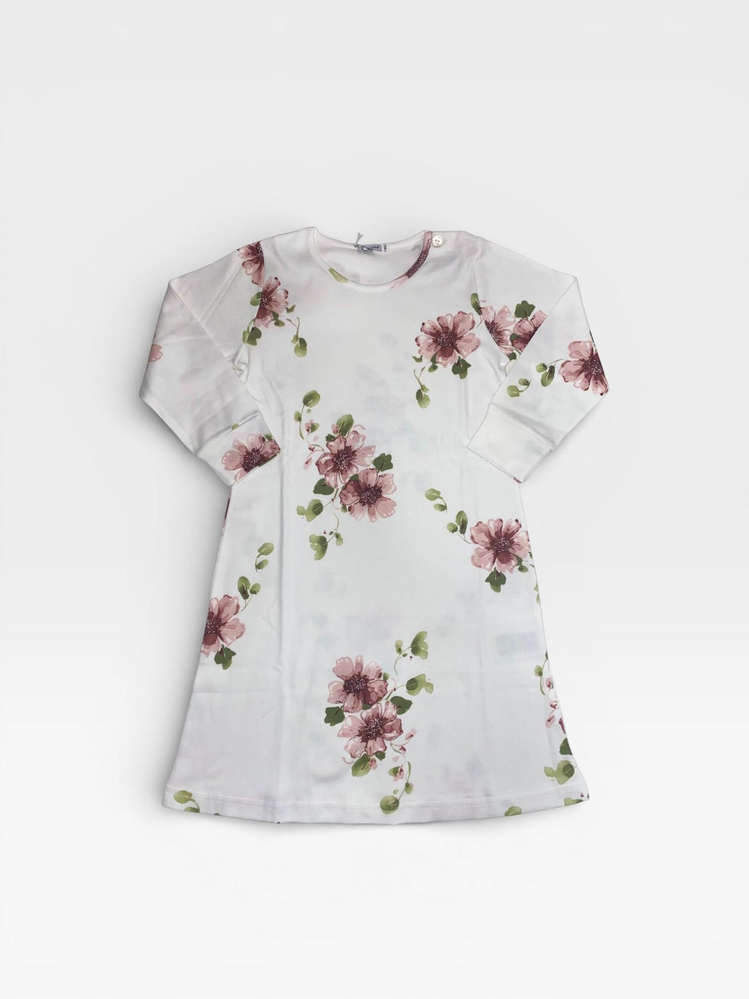 Camicia da notte in caldo cotone a fantasia floreale 1932I00 803 SOTTOCOPERTA 