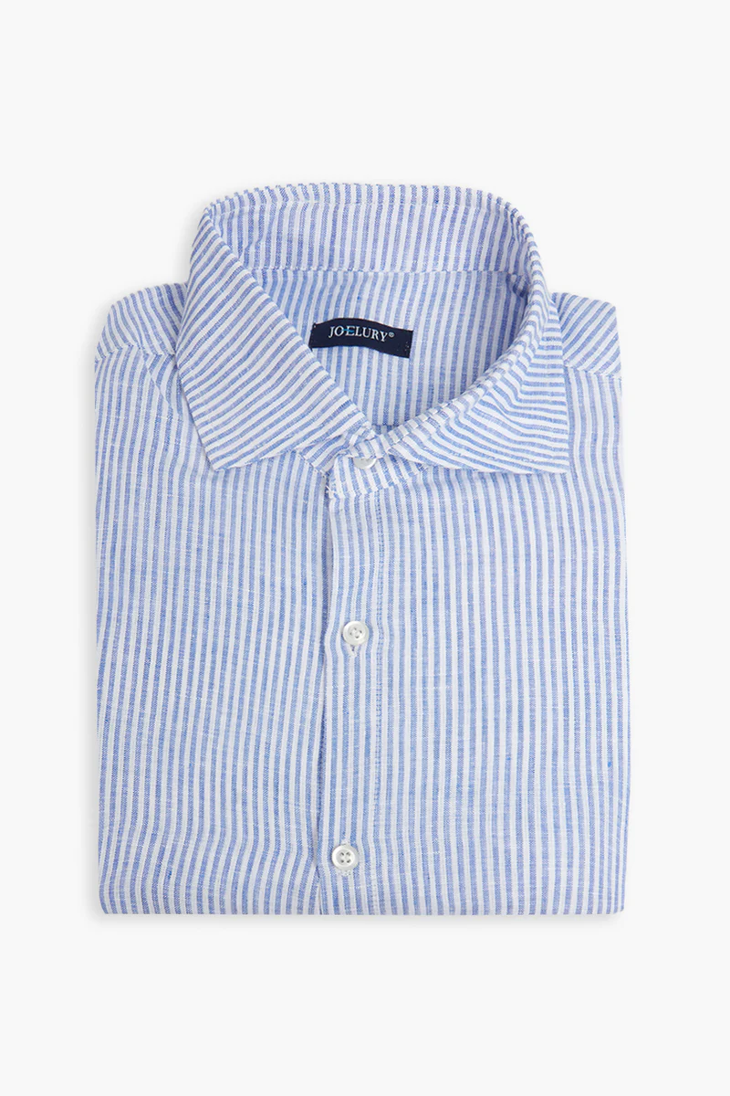 Camicia in lino a righe FRANCESE CE Antigua 