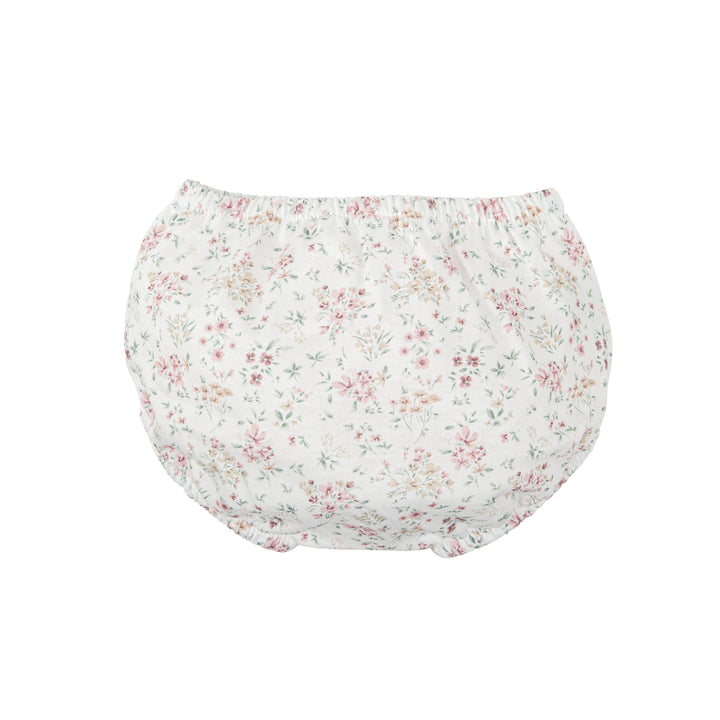 Completo body e copri pannolino con dettagli floreali 47224 VE BABIDU 