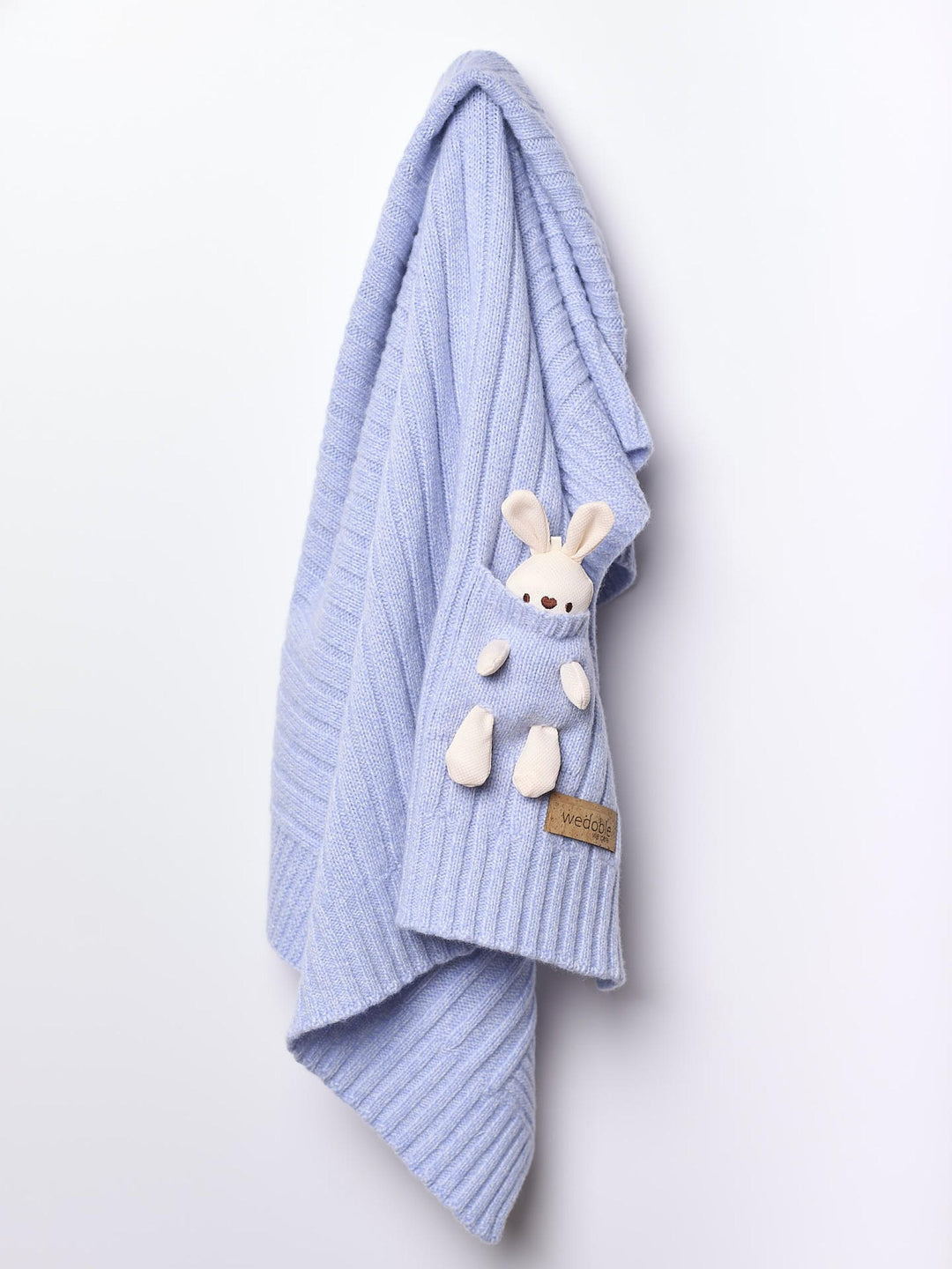 Coperta in lana con coniglietto 04306A 43 WEDOBLE 