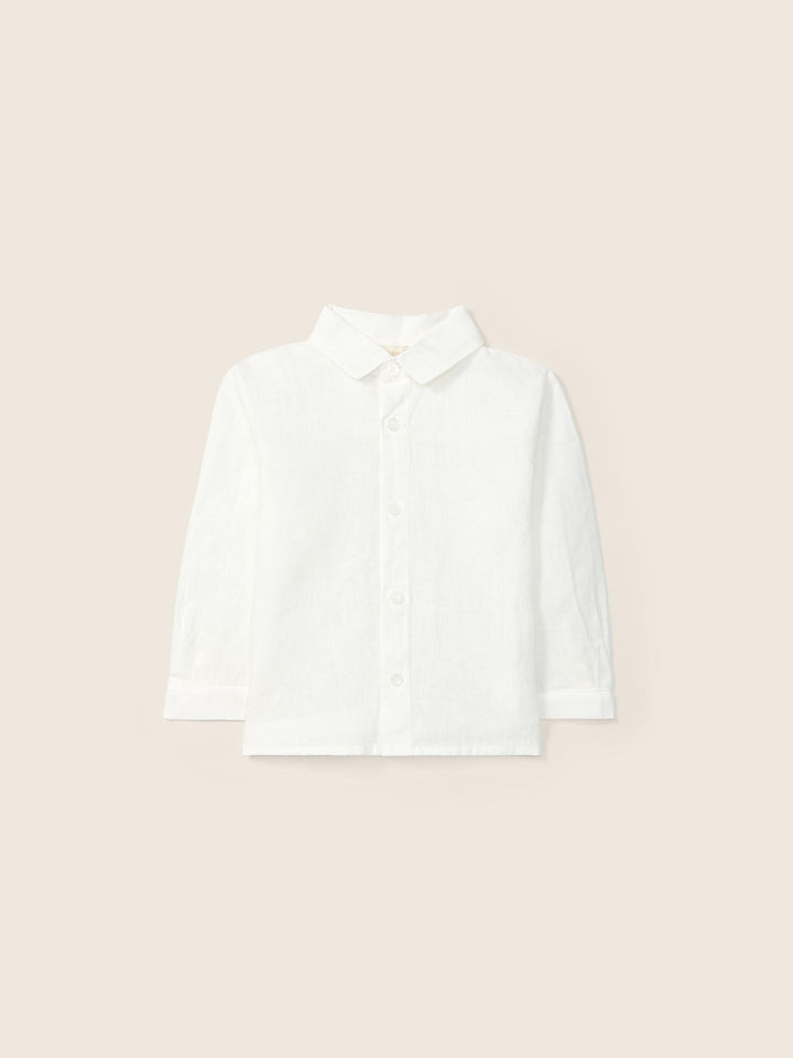 Camicia a maniche lunghe in lino 12914B 03 WEDOBLE 