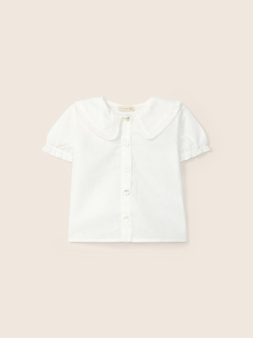 Camicia in lino e cotone 11720C 90 WEDOBLE 