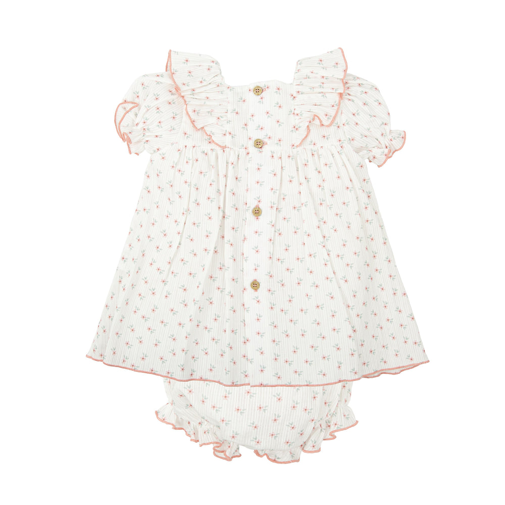 Completo due pezzi a fantasia floreale 93418 SA BABIDU 