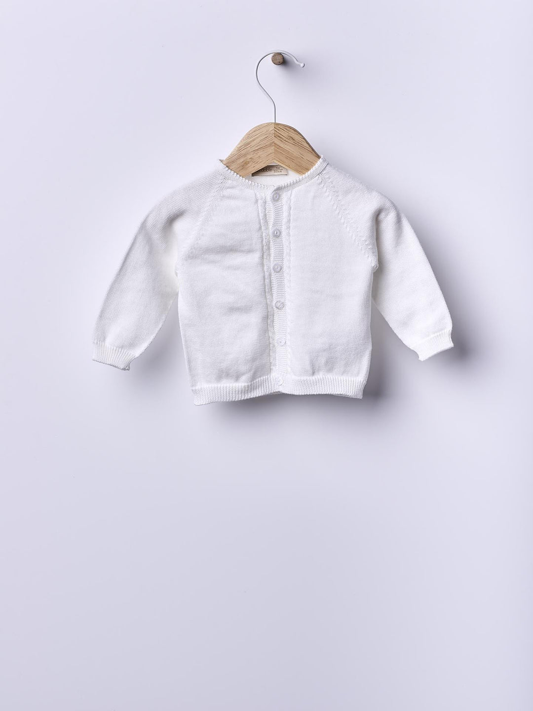 Cardigan scollo tondo in filo 04308B 03 WEDOBLE 