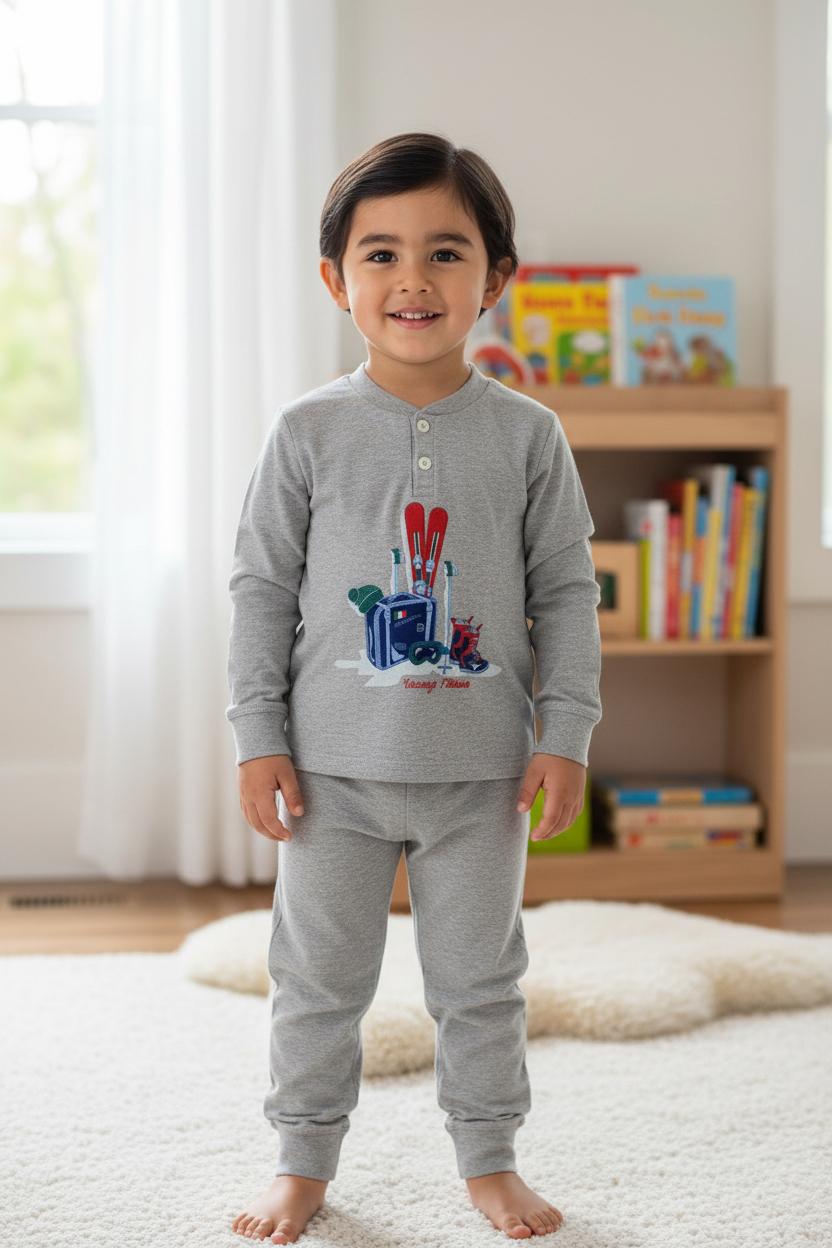 Pigiama in caldo cotone "Vacanze Italiane" 1526I05 05# Sottocoperta R. 