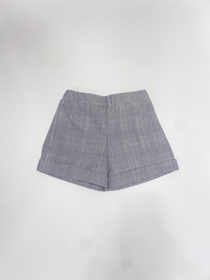 Pantaloncini in fresco lana Principe di Galles FIOCCO 46 Mantì 