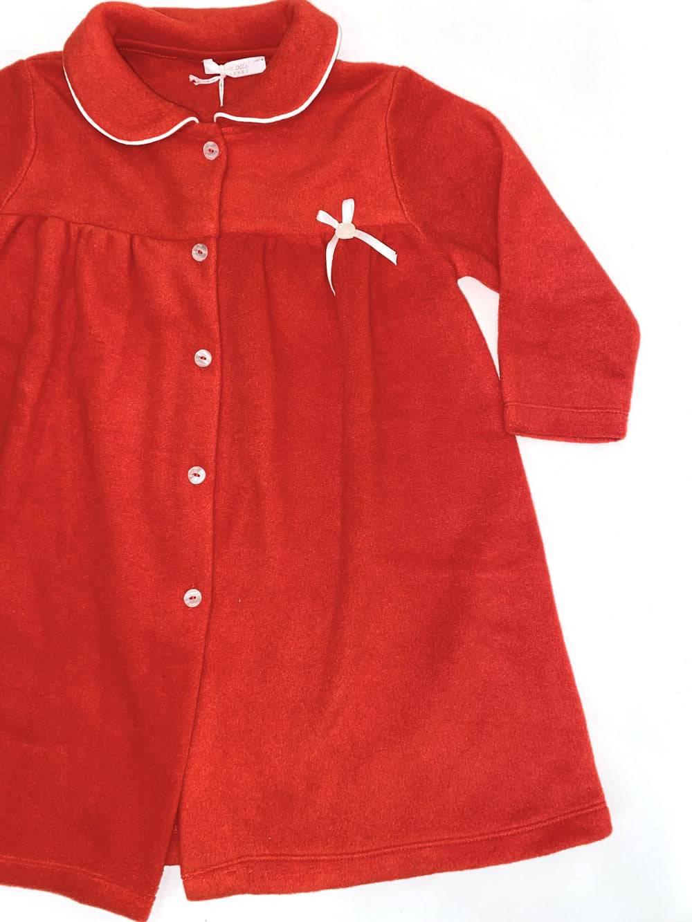 Vestaglia in pile rosso C56660 RS DANY 