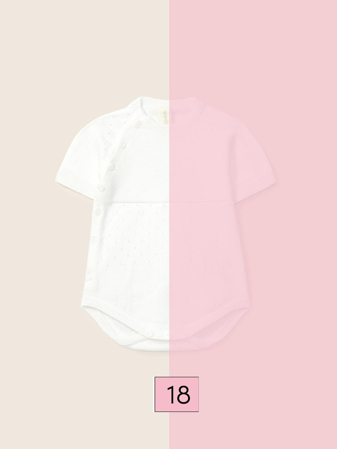 Pagliaccetto traforato in filo 01305A 18 WEDOBLE 