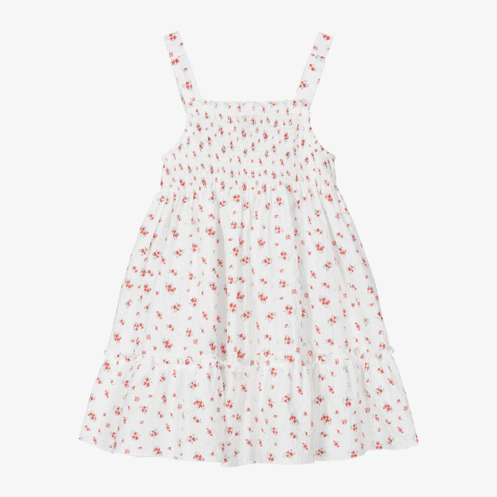 Abito in cotone con stampa floreale 01511 BRS Purete' 