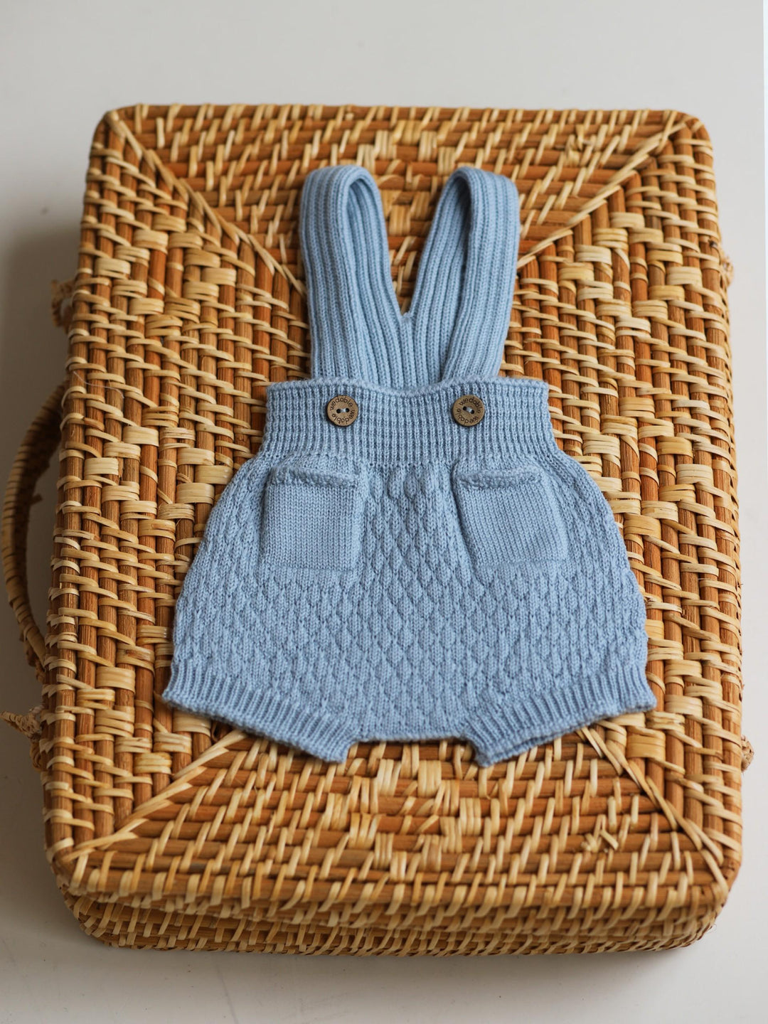 Salopette corta in lana merino 05305B 01 WEDOBLE 