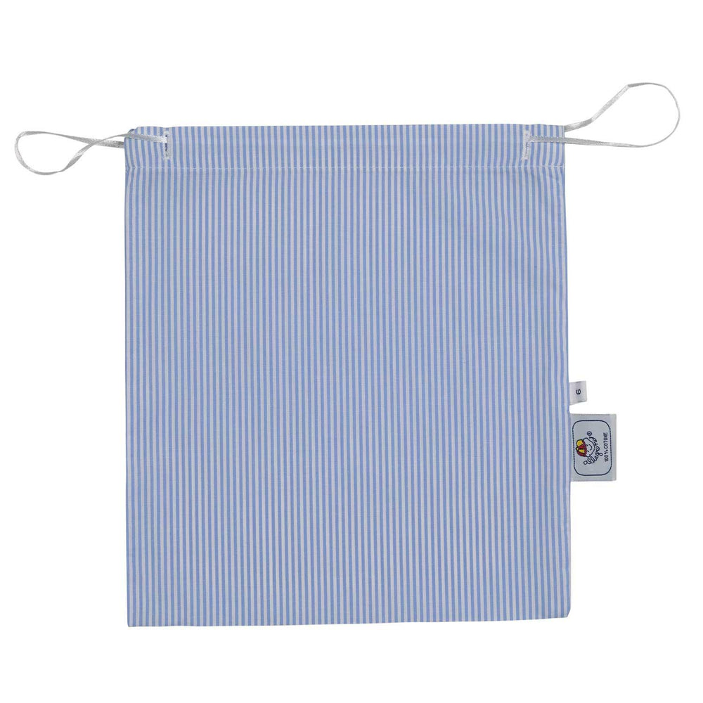 Pigiama in cotone lungo bianco e celeste CHARLY BCL BC GOLD 