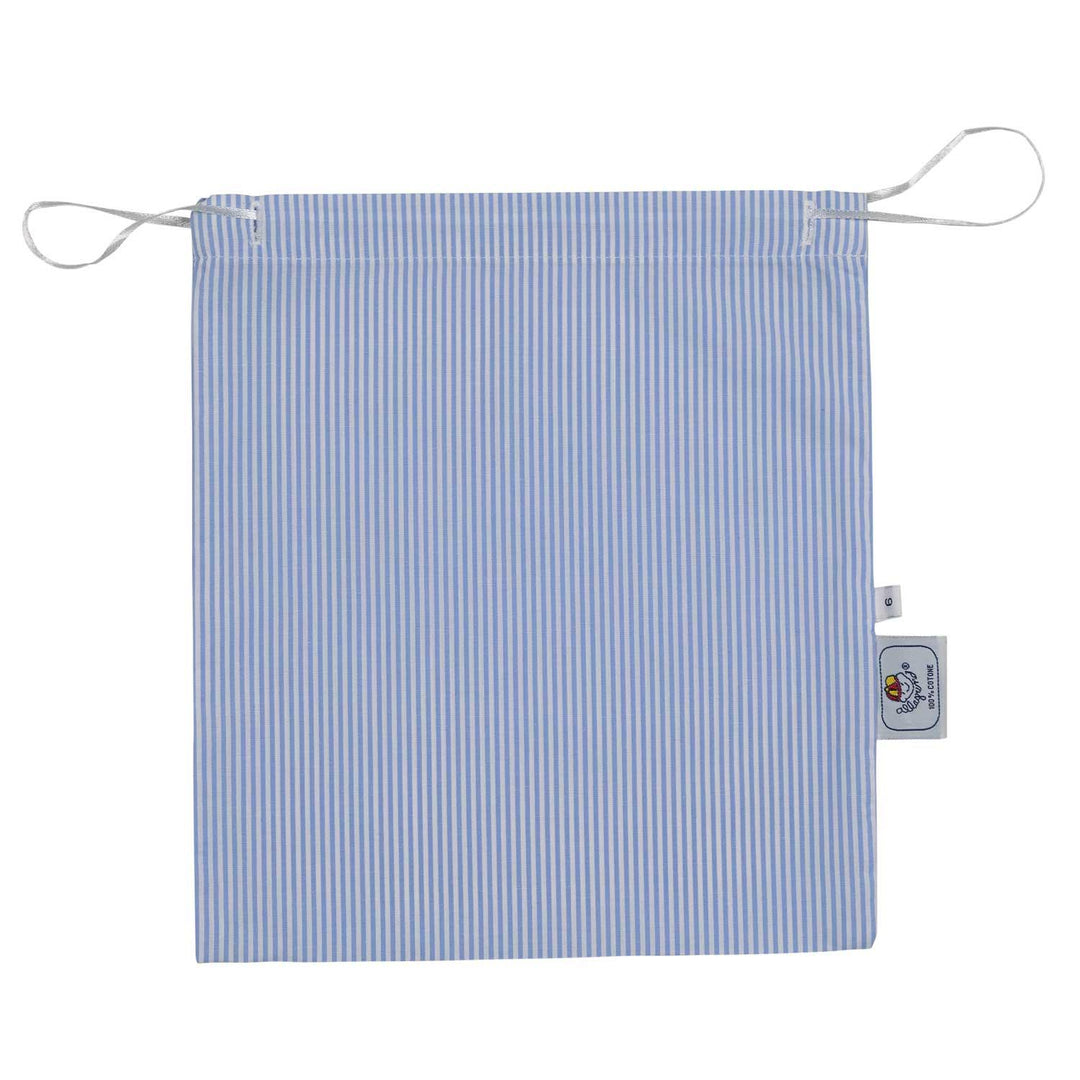 Pigiama in cotone lungo bianco e celeste CHARLY BCL BC GOLD 