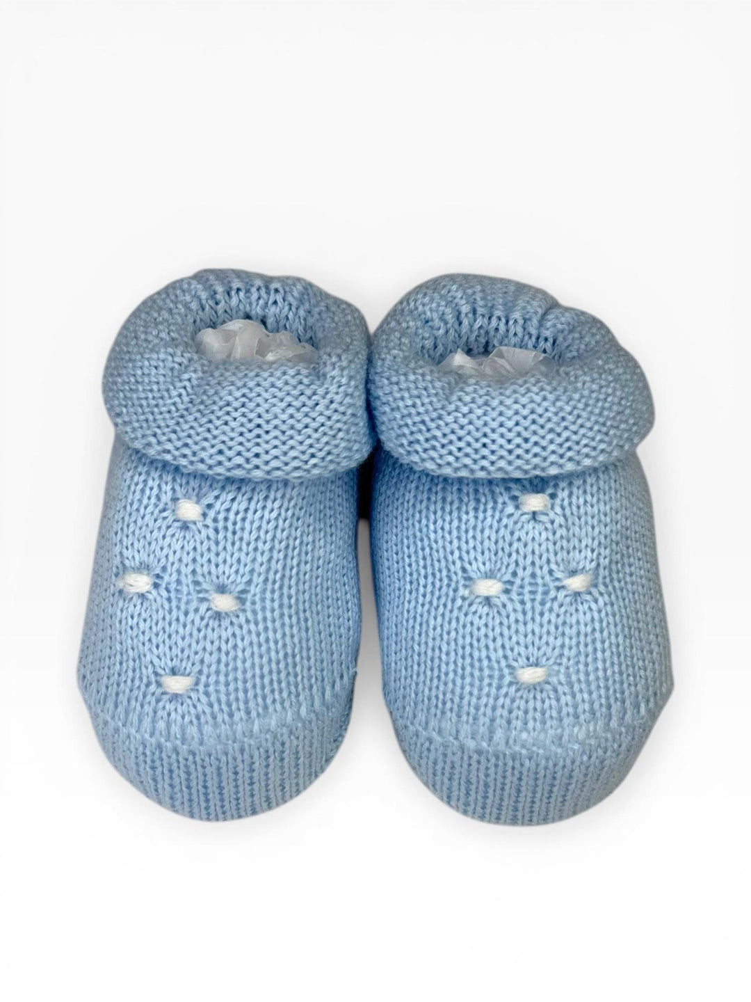 Scarpine in filo nido d'ape celeste 756 CE BABY Lord 