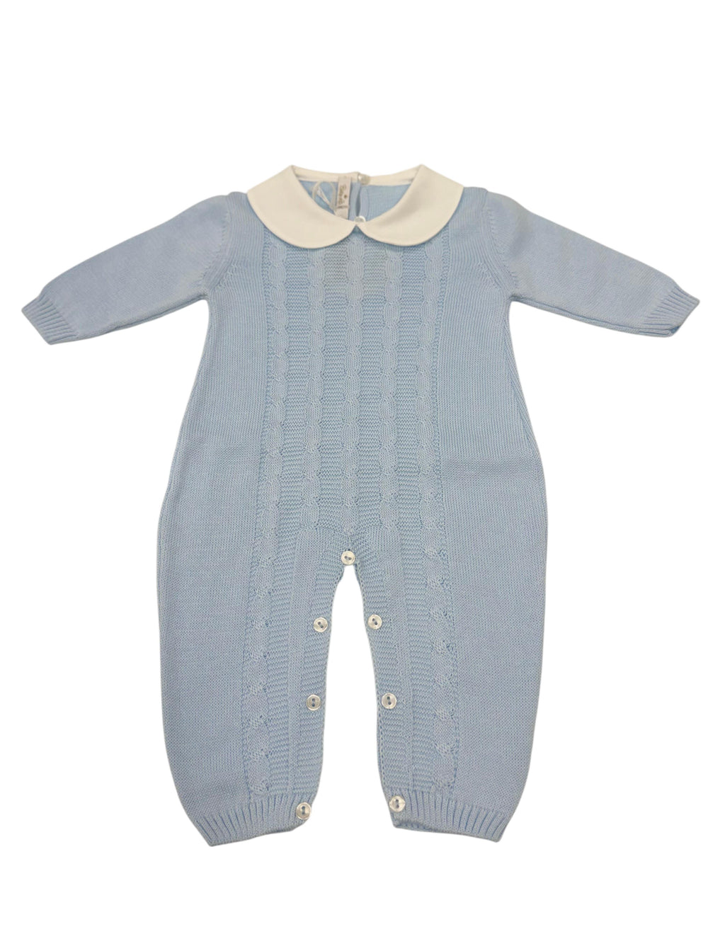 Tutina in filo a trecce celeste 354 CE BABY Lord 