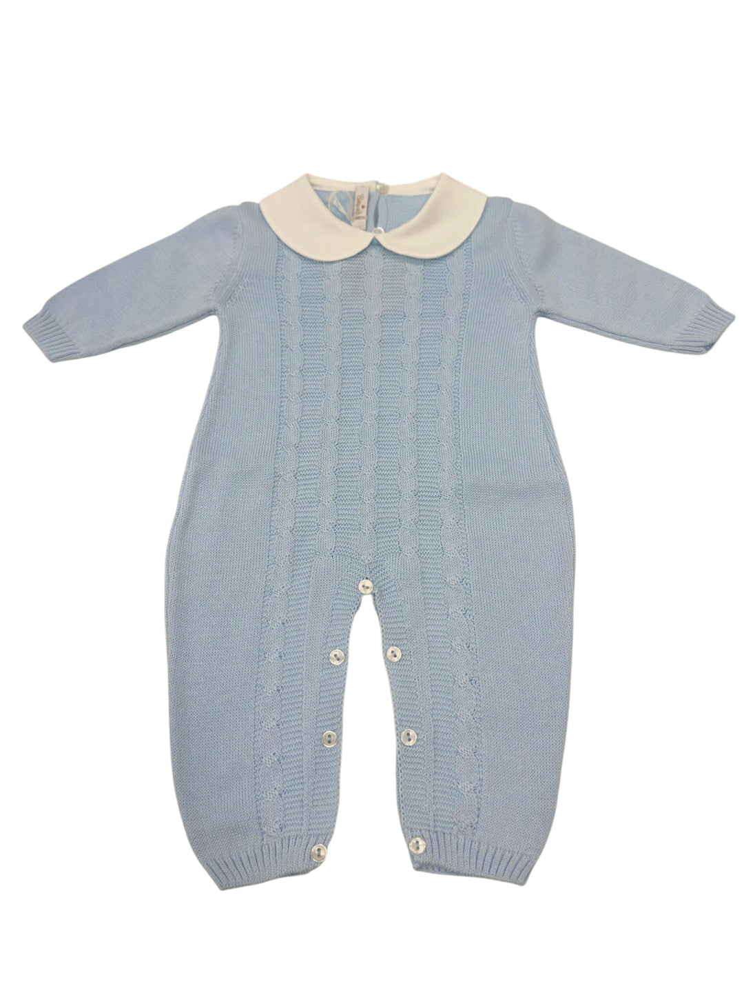 Tutina in filo a trecce celeste 354 CE BABY Lord 