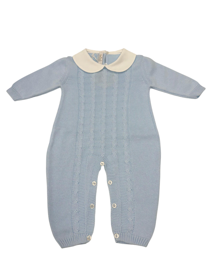 Tutina in filo a trecce celeste 354 CE BABY Lord 