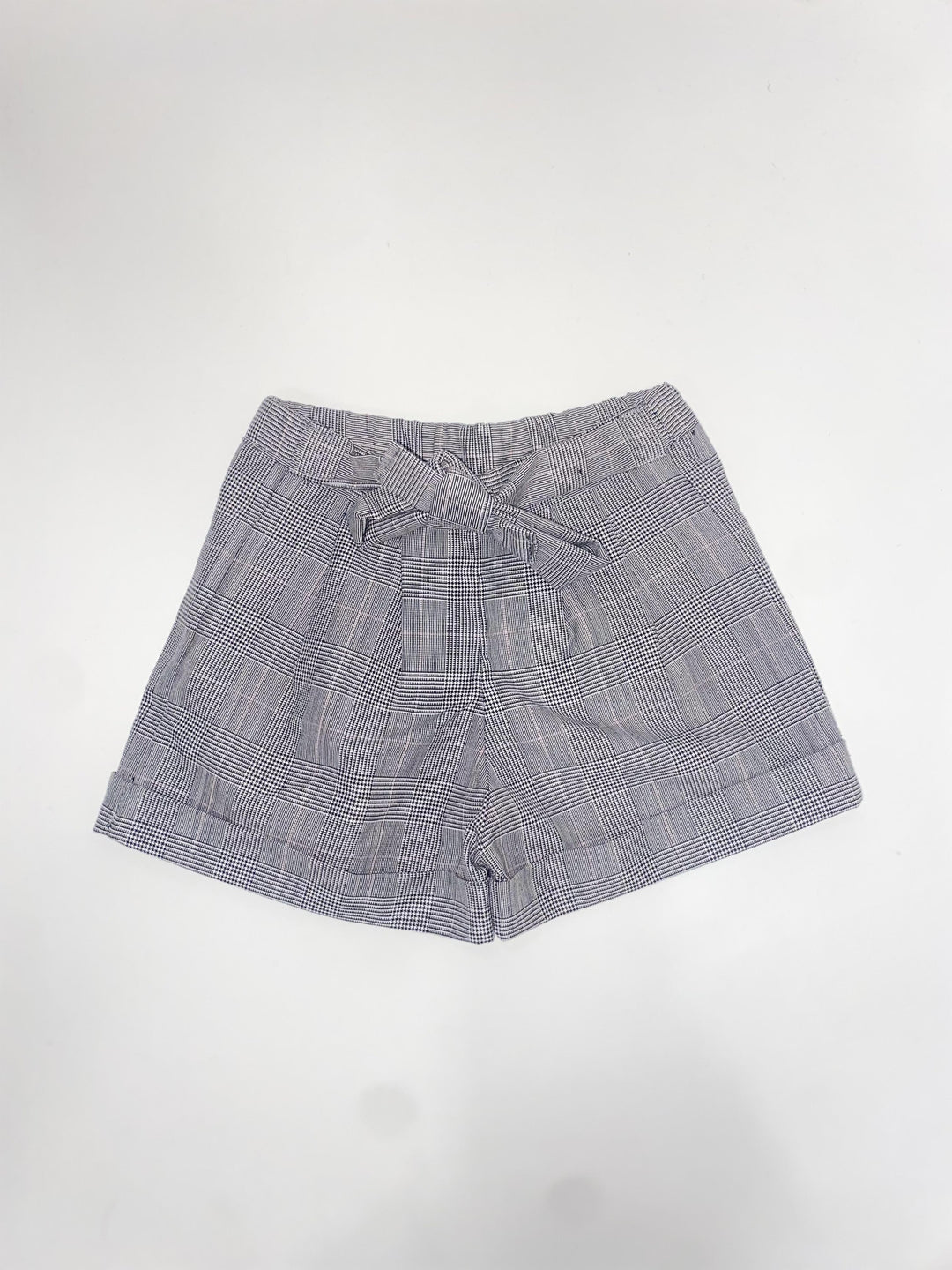 Pantaloncini in fresco lana Principe di Galles FIOCCO 46 Mantì 