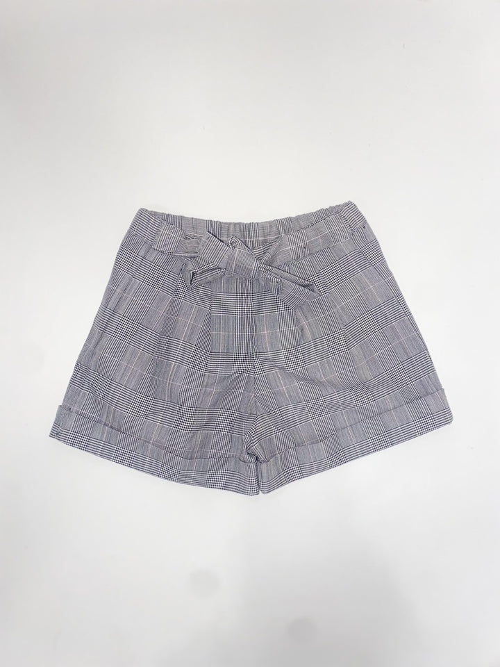 Pantaloncini in fresco lana Principe di Galles FIOCCO 46 Mantì 