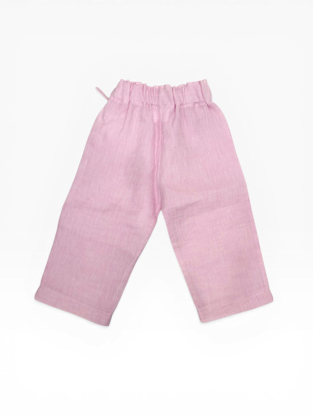 Pantalaccio in lino rosa LORENZA 84 Mantì 